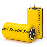 Cooper-Bussman’s PowerStor supercapacitors Eaton’s PowerStor supercapacitors